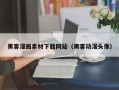 温岭黑客漫画素材下载网站（黑客动漫头像）